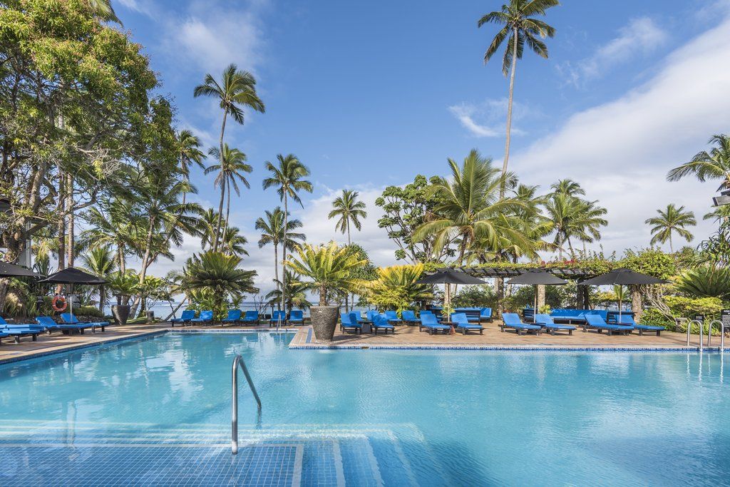 The Warwick Fiji Hotel Korolevu  Luaran gambar Pool at the hotel
